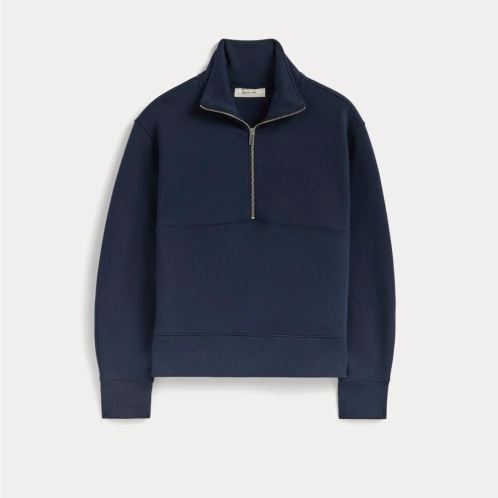 NWT Luxe Fleece Half-Zip Sweatshirt